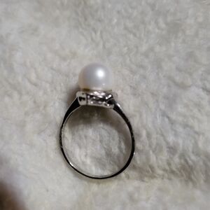 18 k silver plated ring